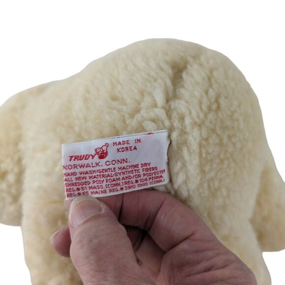 Vintage Snuggle Bear Plush 10" Stuffed Animal 1985 Lever Brothers Korea Trudy - Picture 6 of 7